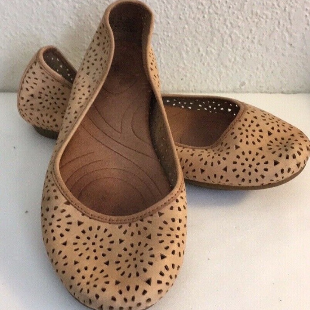 Clarks Indigo Womens Leather Shoes Ballet Size 7